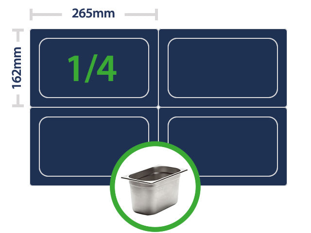 100 x 1/4 Gastronorm Tray Pot Liners Easyliners