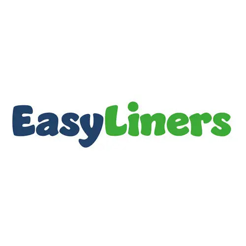 Logo for EasyLiners in blue and green text for Gastronorm Tray Pot Liners