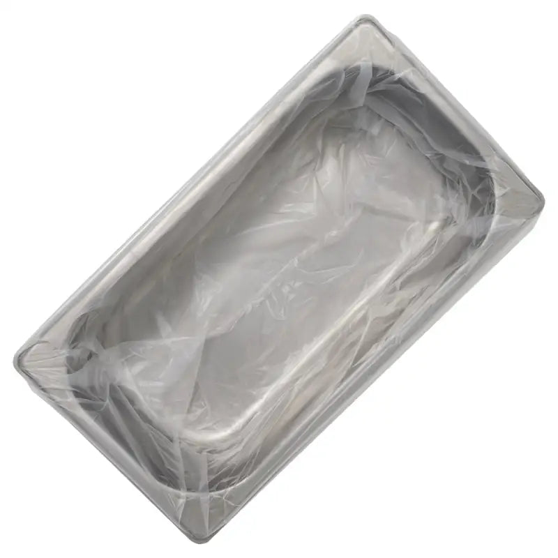 Rectangular plastic container with clear film cover for Gastronorm Tray Pot Liners