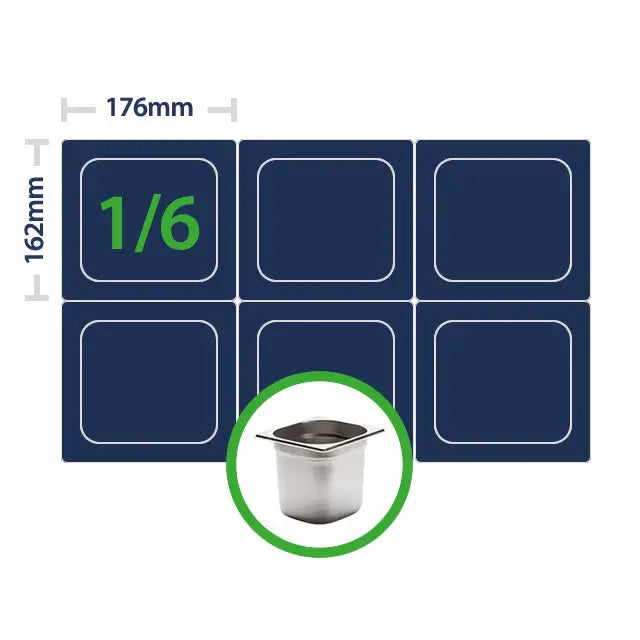 Stainless steel hotel pan with 100 Gastronorm Tray Pot Liners Easyliners displayed