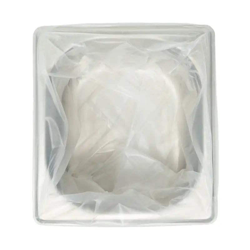 Individually wrapped white surgical mask in clear packaging for Gastonorm Tray Pot Liners