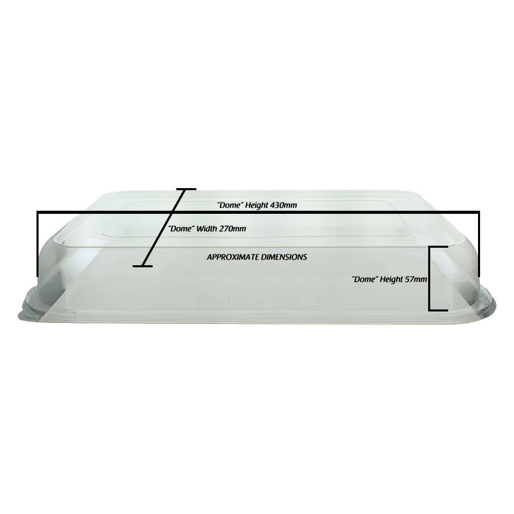 Superior Large Sandwich Platter Base with Dome Lid