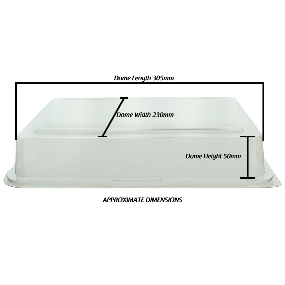 Superior Medium Sandwich Platter Base with Dome Lid