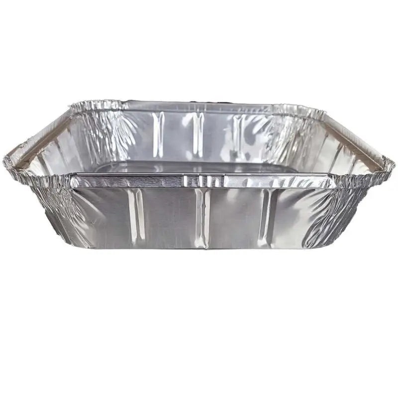 9 Inch Square 2 Deep Disposable Aluminum Foil Containers for Baking and Cooking