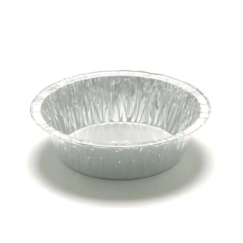 Circular aluminum foil baking pan, perfect round foil dish 270cc, 34mm deep for cooking