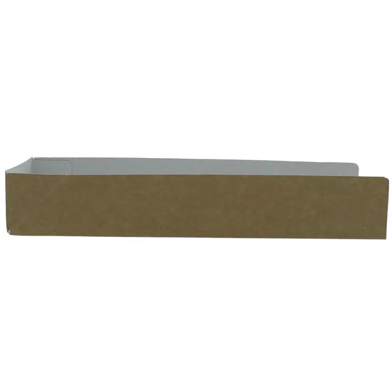 Rectangular olive green metal drawer for Kraft Cardboard Food Open Ended Hot Dog Tray