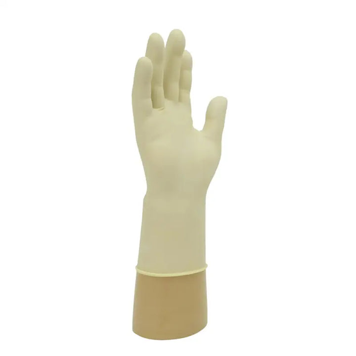 Natural Latex Powdered Disposable Glove Shield GD45, ideal for medical examinations