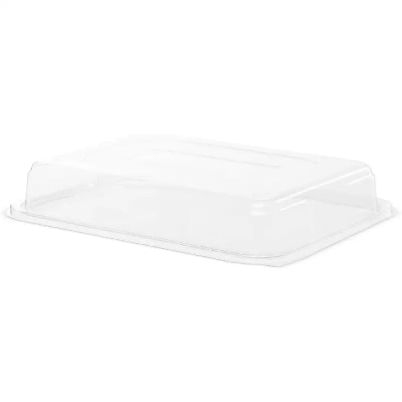 Clear food grade plastic lid for Premium Small Sandwich Platter Bases with Lids