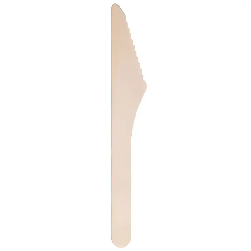 Wooden disposable knife from Wooden Birchwood Cutlery Sustainable and Economically Friendly