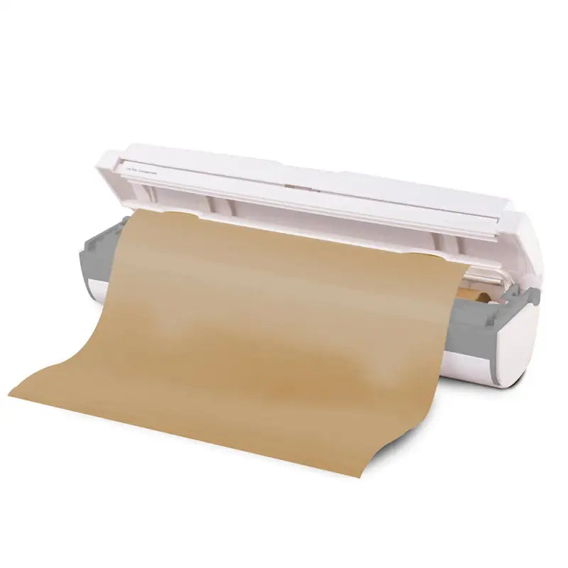 Paper dispenser with brown kraft paper roll in Wrapmaster Compact Dispenser 63M15